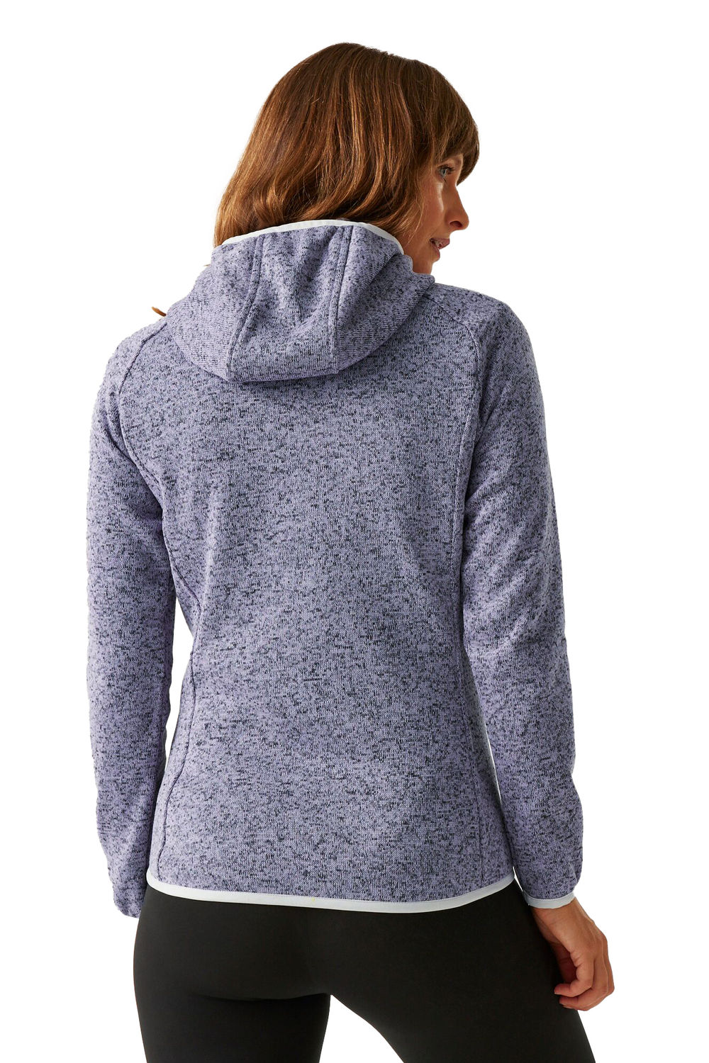 Lilac Newhill II Marl Full Zip Hoodie, Image 2 of 5