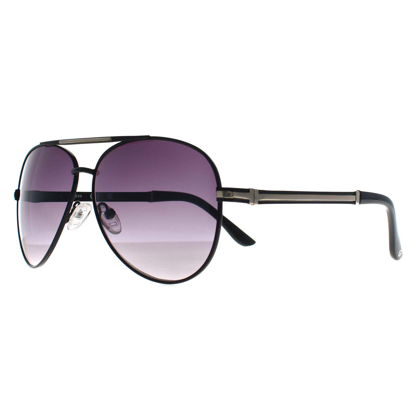 Black Guess Black Aviator Black Grey Gradient GF0173, Image 2 of 3
