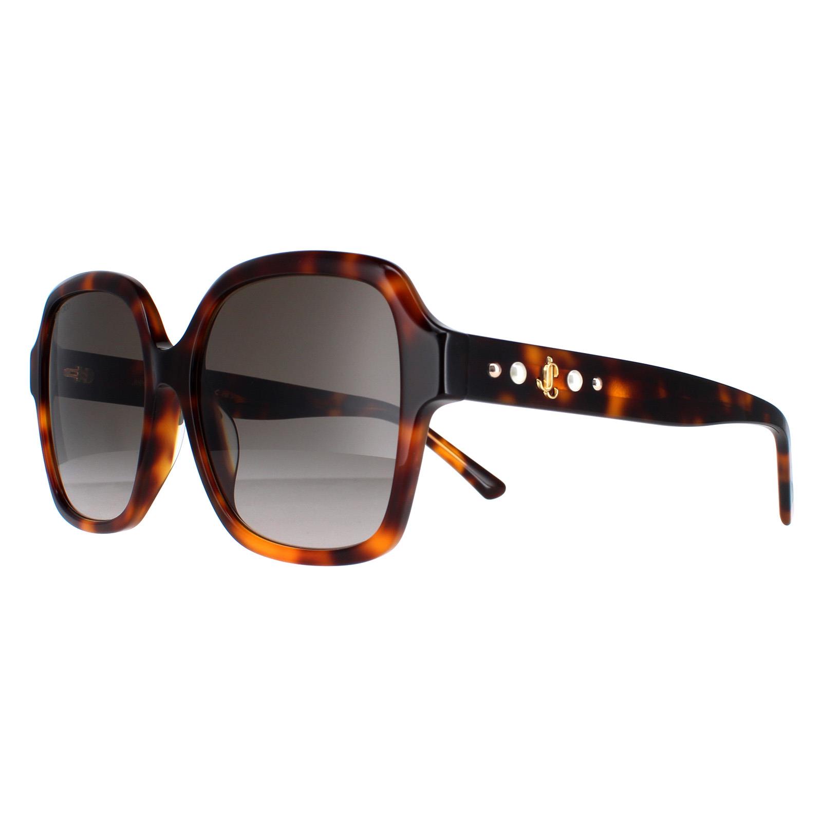 Brown Jimmy Choo Brown Square Dark Havana Brown Gradient Rella/G/S, Image 2 of 4