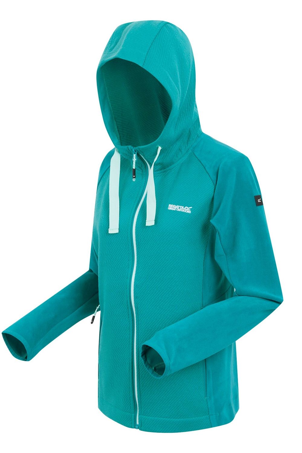 Olive Vatana Full Zip Fleece Jacket, Image 3 of 3