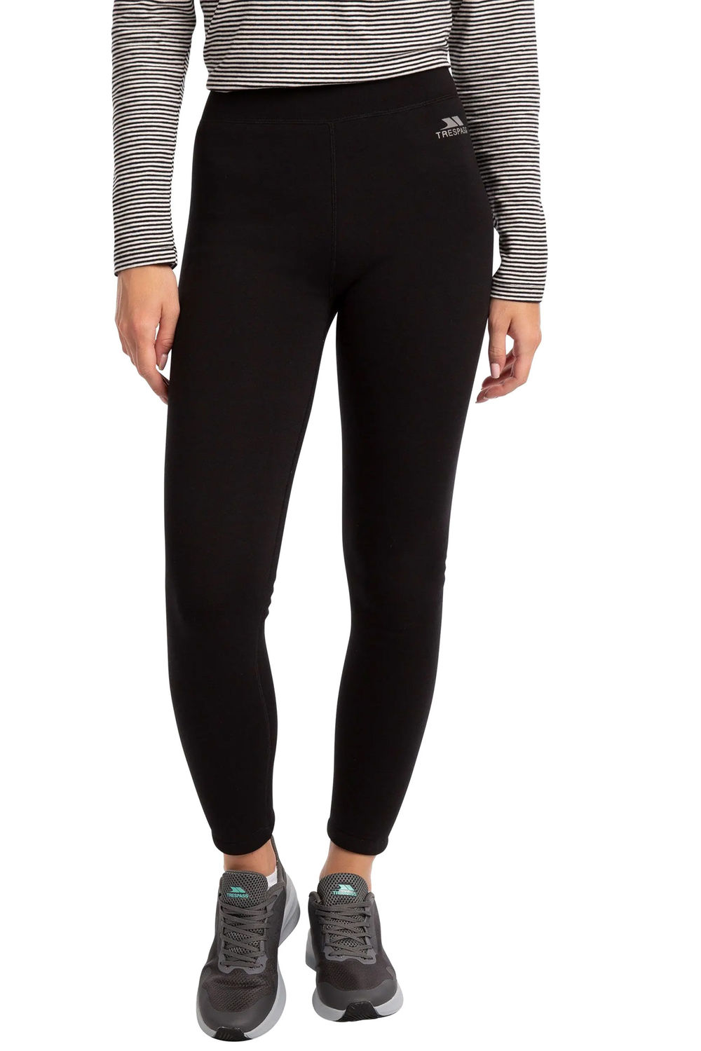 Black Fuzzy Sherpa Leggings, Image 4 of 4