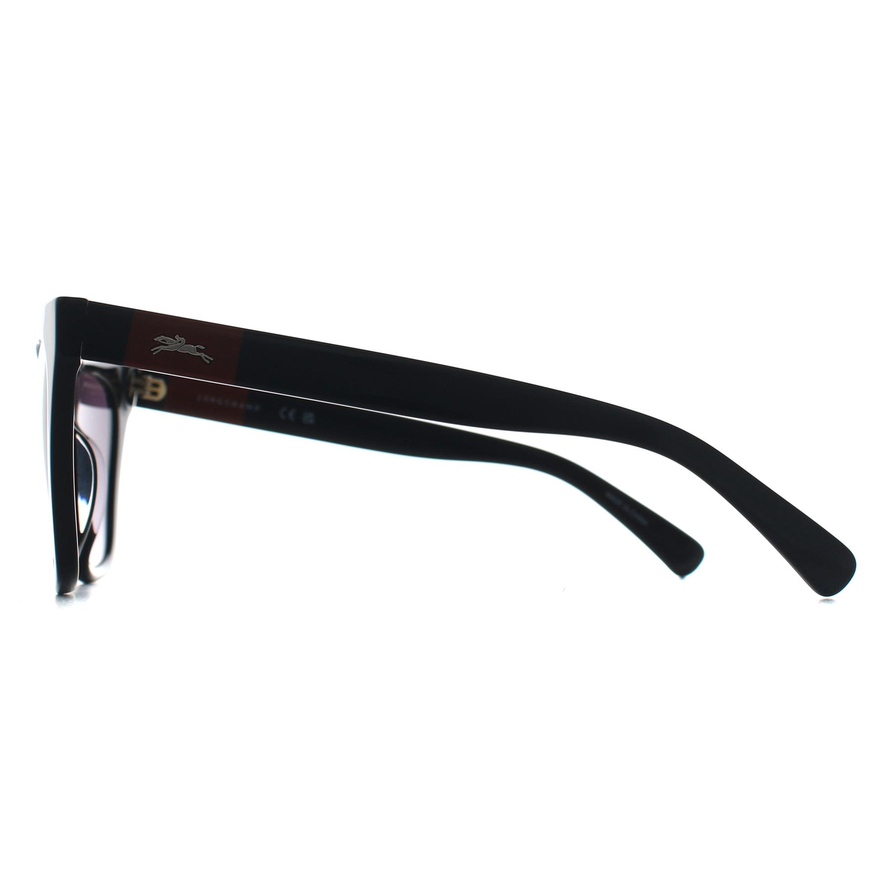 Black Longchamp Black Cat Eye Black Grey Gradient LO715S, Image 3 of 3