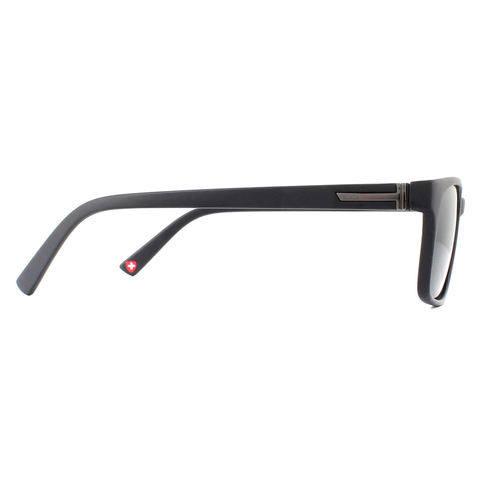 Black Montana Black Rectangle Black Grey Readers +1.50 Sunglasses, Image 4 of 4
