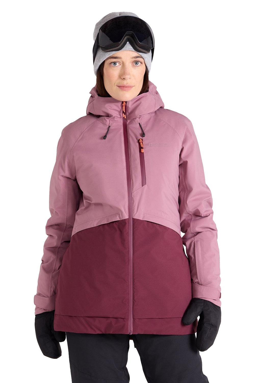 Purple Alpine Waterproof Padded Ski Jacket, Image 3 of 6