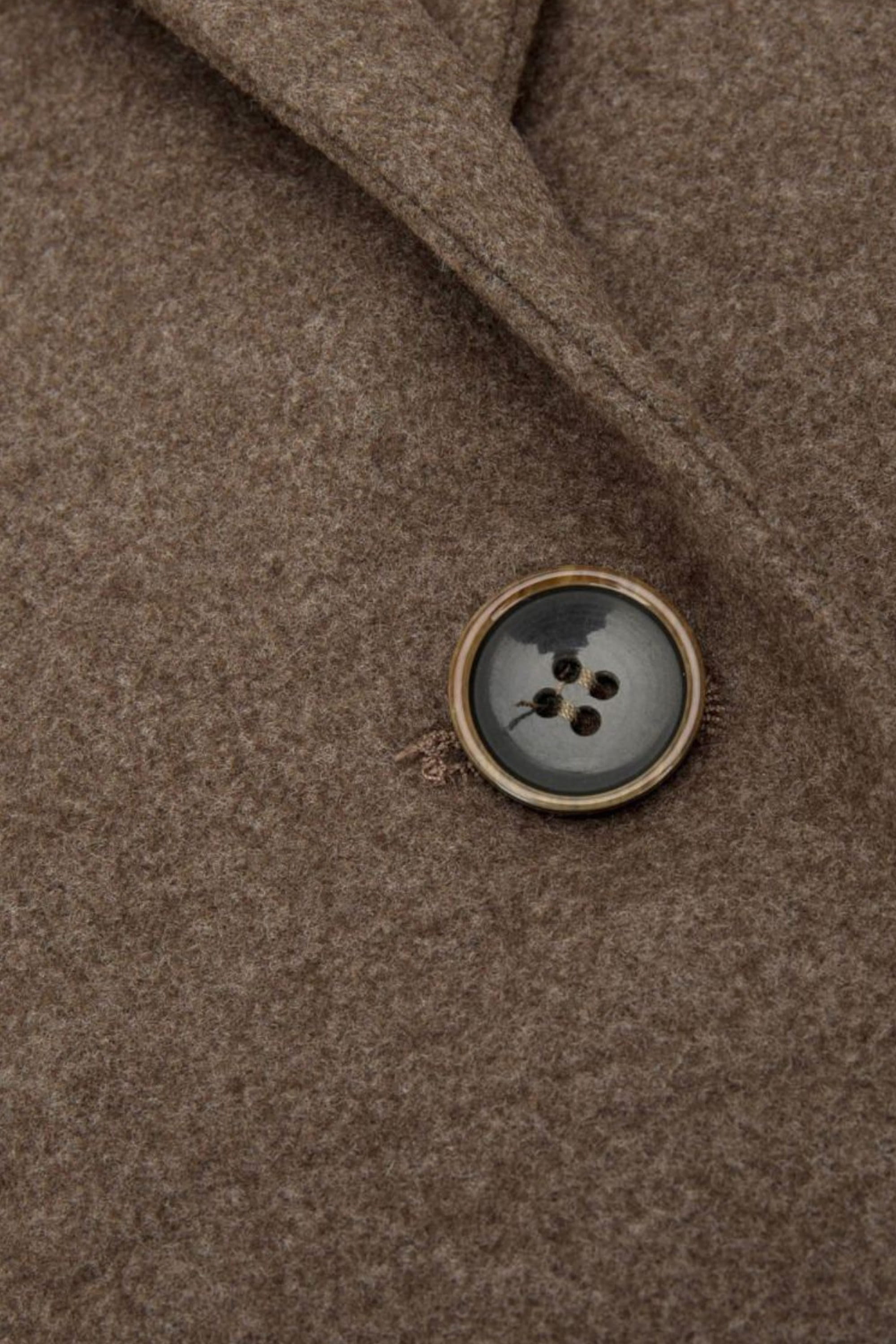 Brown Infinity Leather Brown Tweed 1920s Herringbone Light Brown Blazer, Image 6 of 6