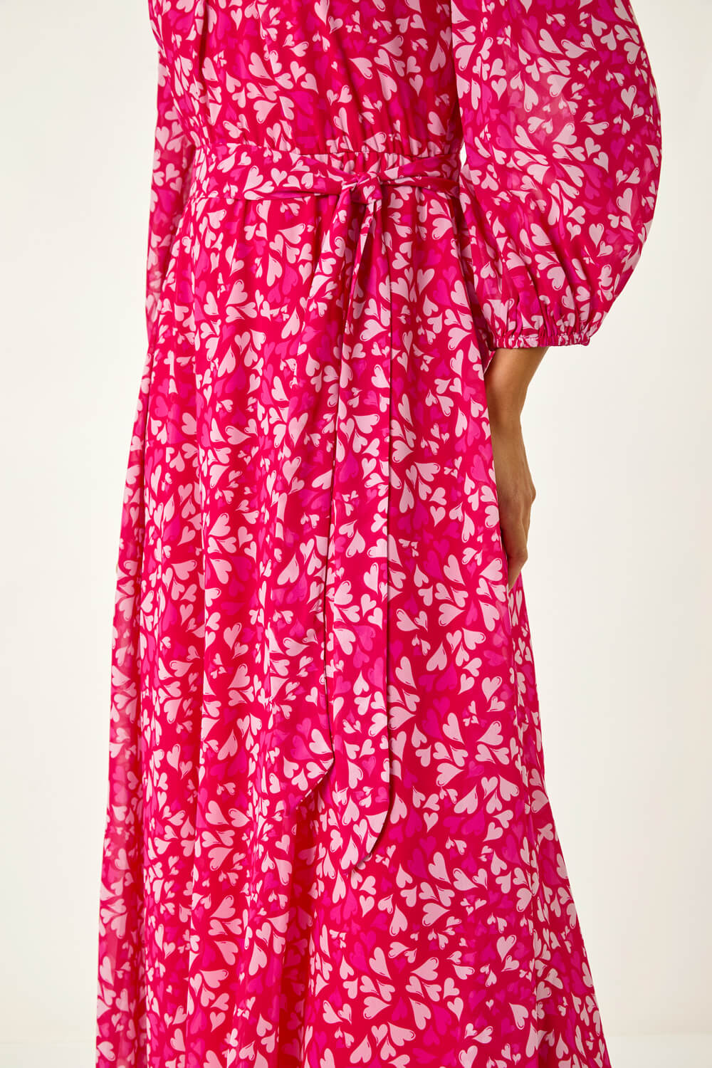 Heart Pockets Pink Dress