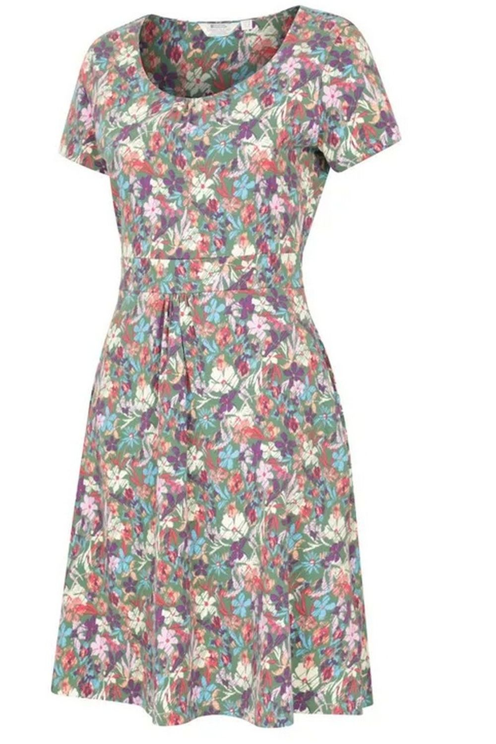 Teal Orchid UV Protection Midi Dress, Image 3 of 3