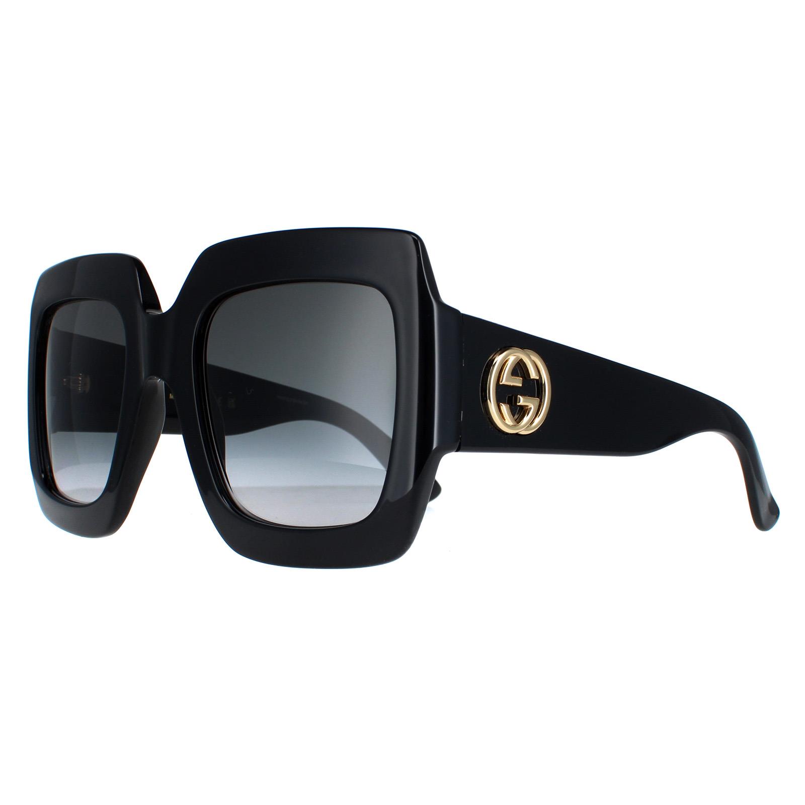 Black Gucci Black Square Black Grey GG0053SN, Image 2 of 6