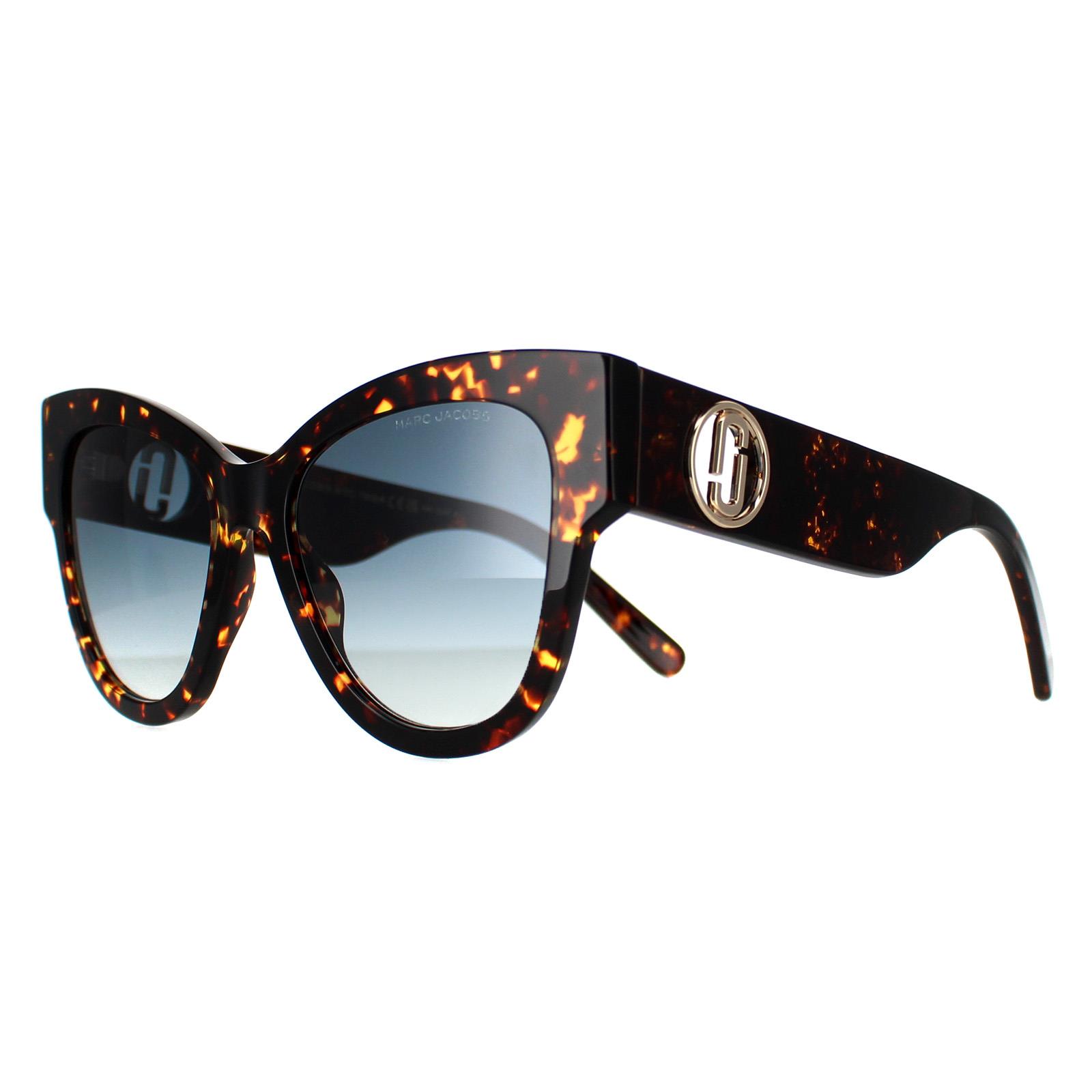Brown Cat Eye Dark Havana Blue Gradient MARC 697/S, Image 2 of 4
