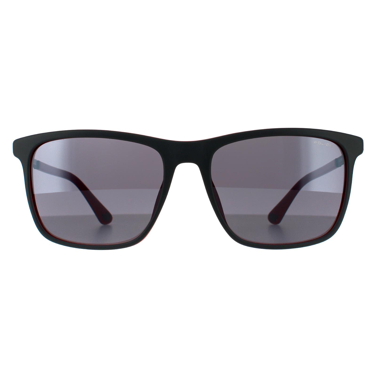 Grey Police Grey Square Matte Grey Red Grey Mirrored 90041091, Image 1 of 4