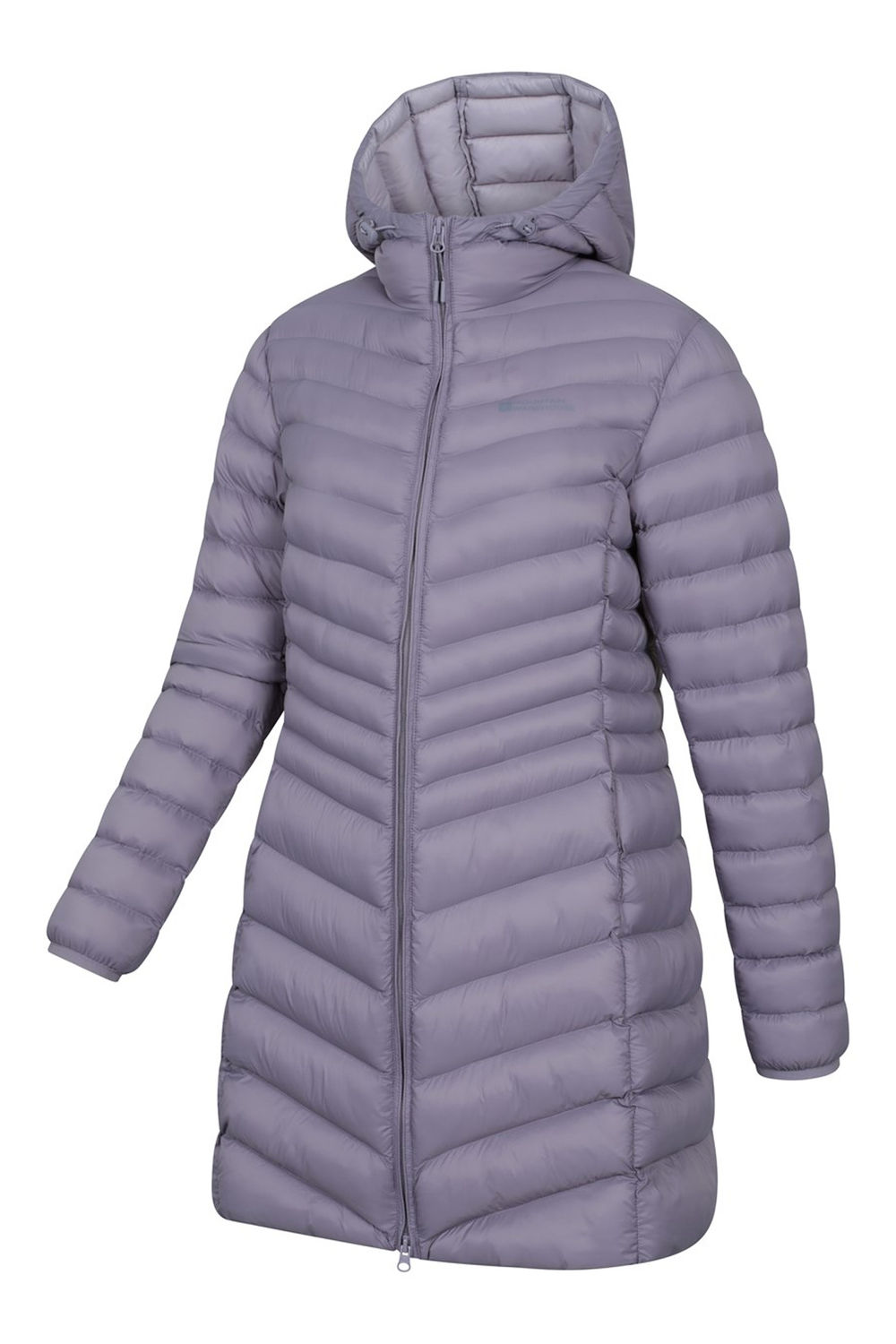Purple Mountain Warehouse Purple Florence Long Padded Jacket, Image 3 of 4