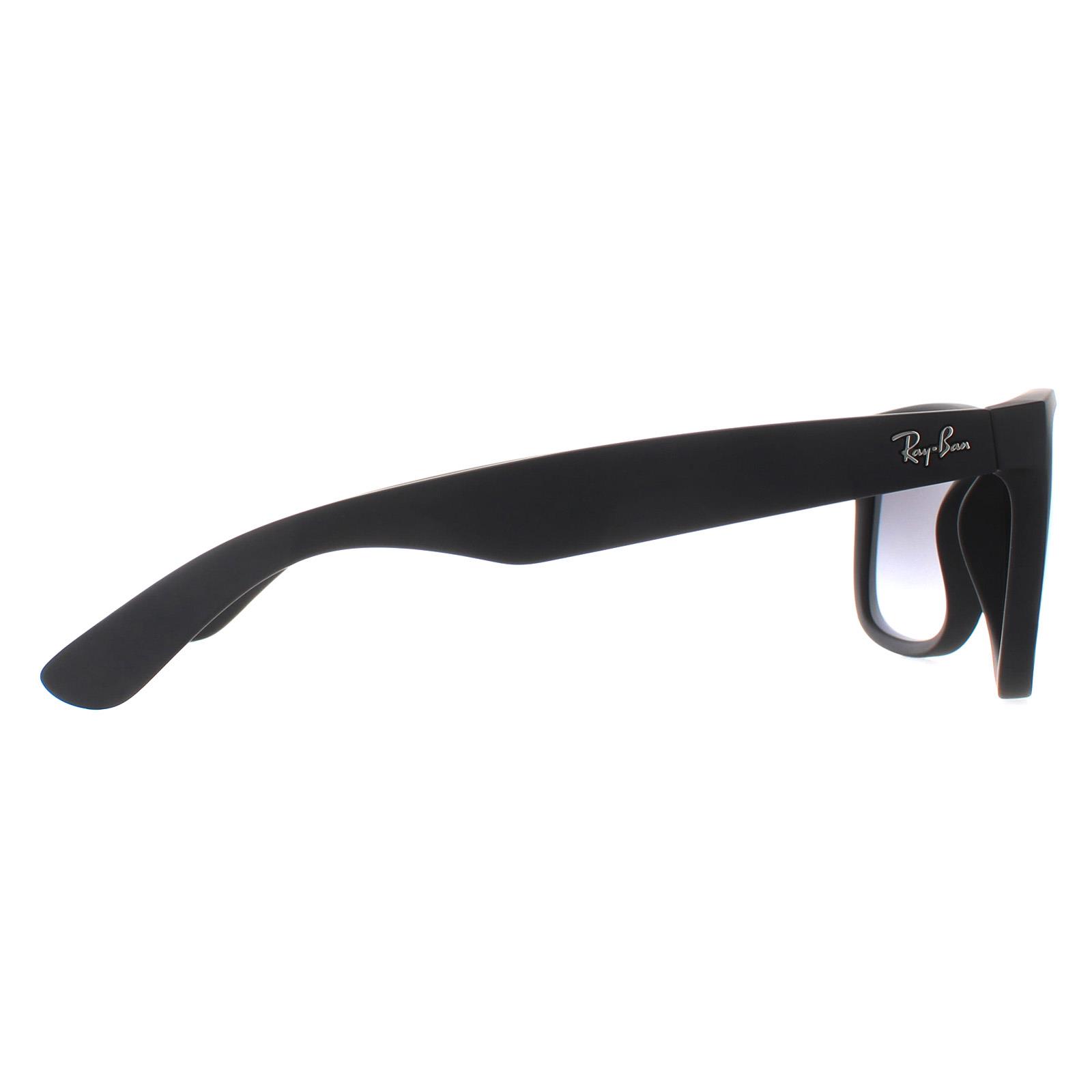 Black Ray-Ban Black Rectangle Rubber Black Grey Gradient Sunglasses, Image 4 of 4