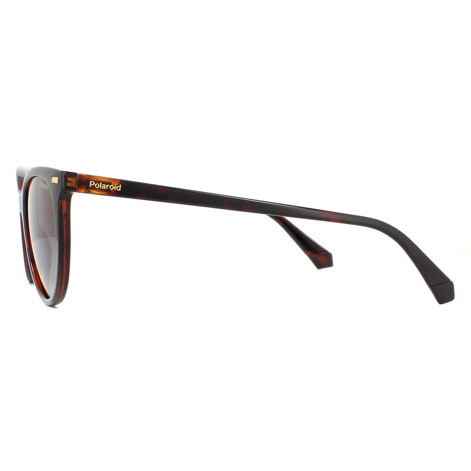 Brown Cat Eye Havana Brown Gradient Polarized Sunglasses, Image 3 of 4