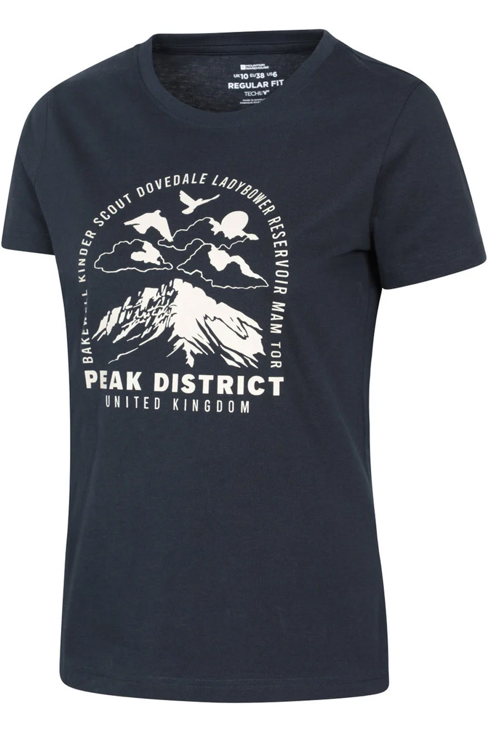 Indigo Peak District Printed TShirt, Image 1 of 4