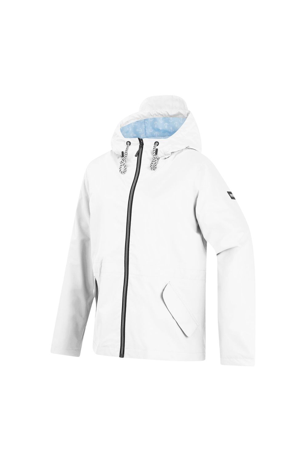 White Bayletta Plain Waterproof Jacket, Image 4 of 4