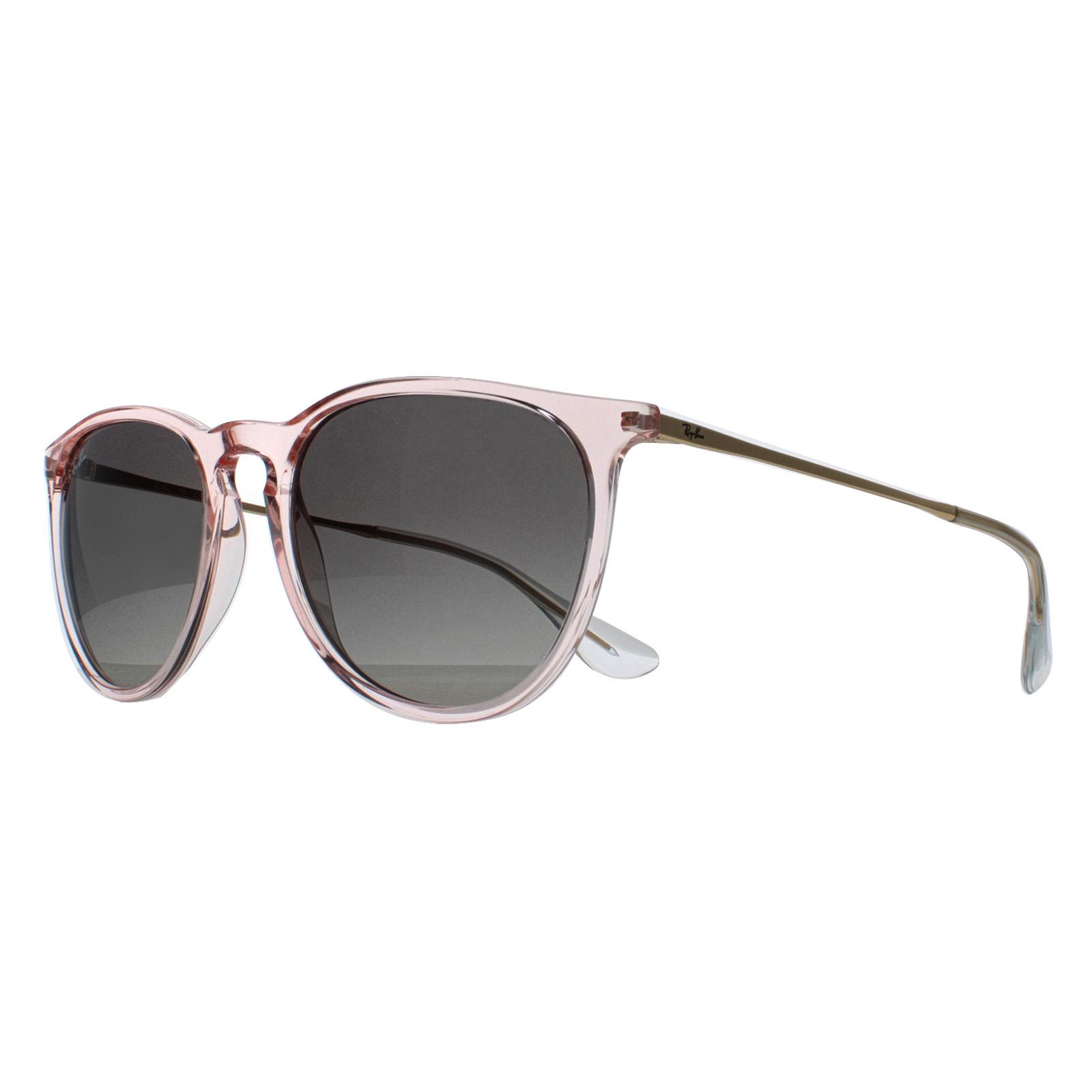 Pink Ray-Ban Pink Round Transparent Pink Grey Gradient RB4171 Erika, Image 2 of 6