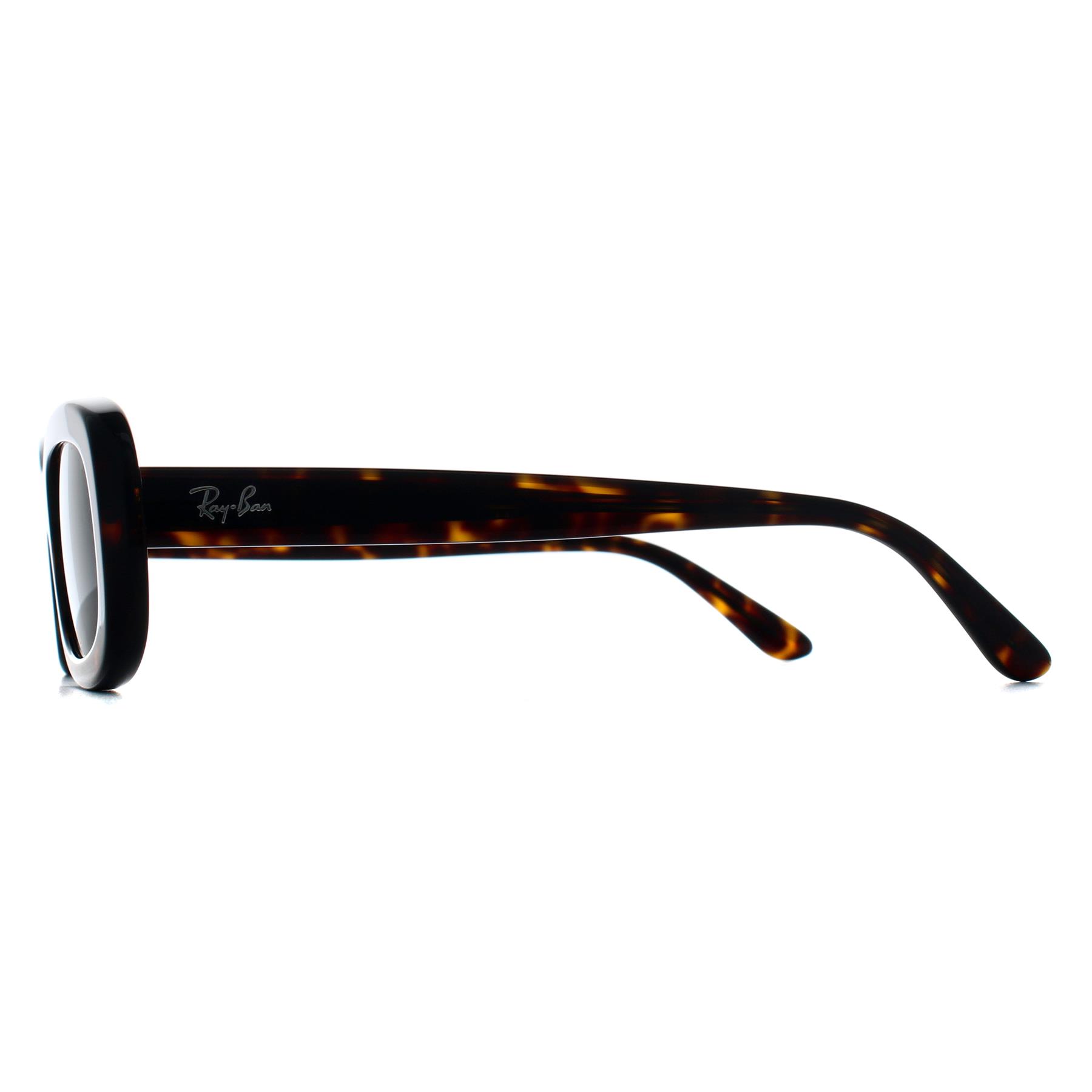Brown Oval Havana Green RB2221, Image 3 of 3