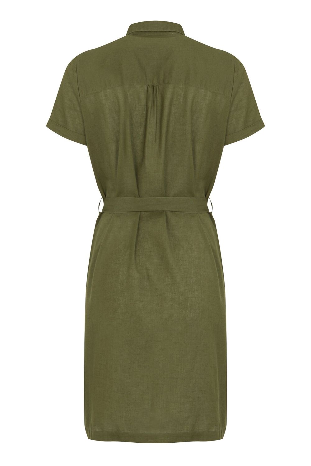 Green Rema Shirt Dress, Image 2 of 4
