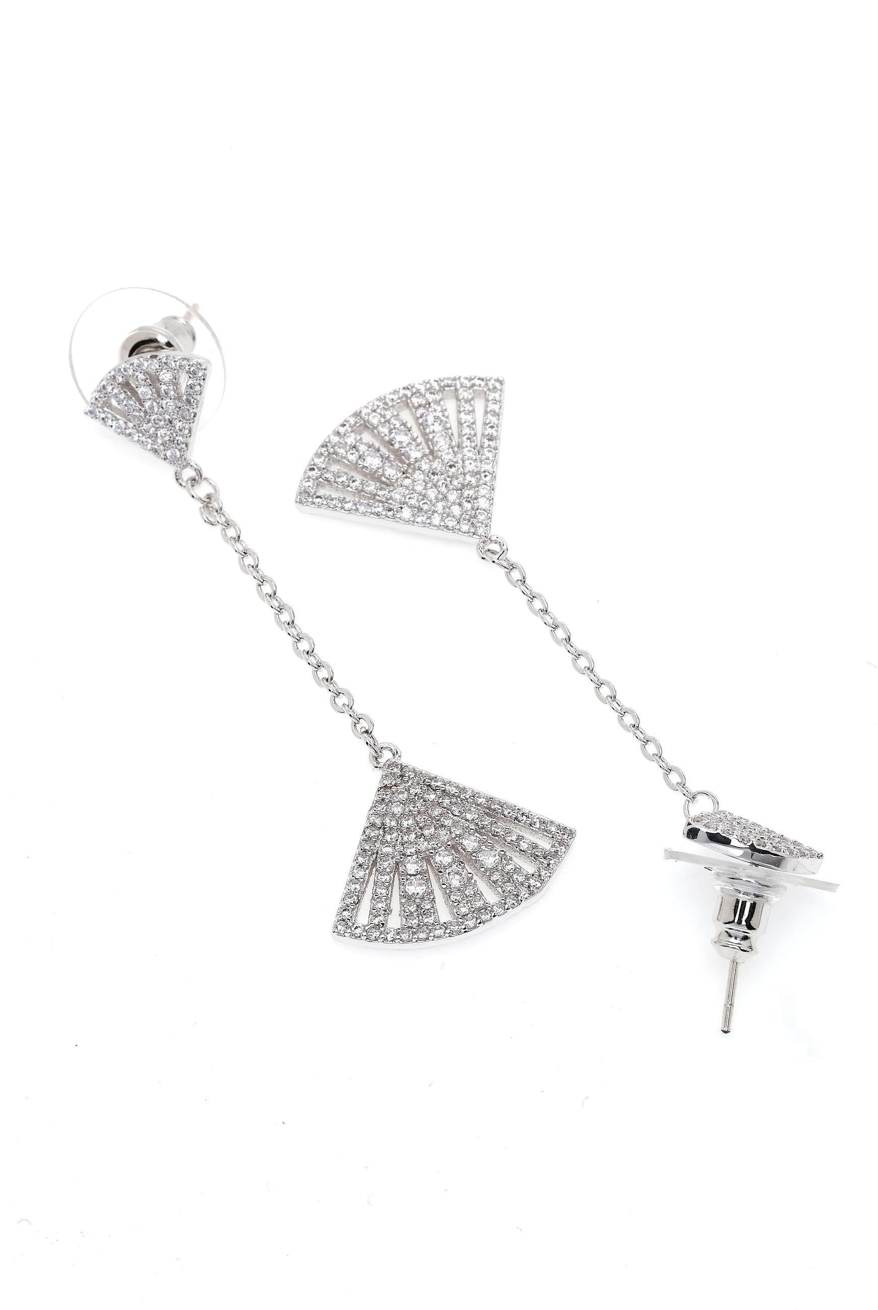 Silver Silver colored Seashore Long Earrings, Image 3 of 4