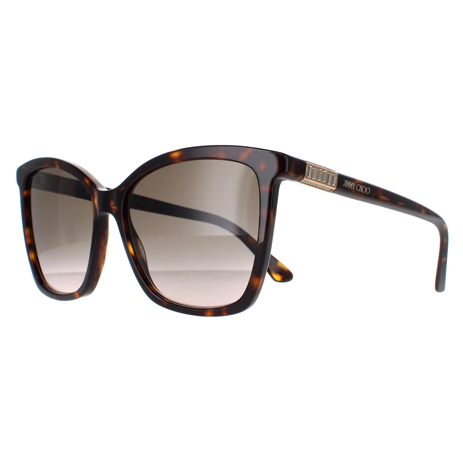 Brown Jimmy Choo Brown Square Havana Brown Gradient ALI/S, Image 2 of 6