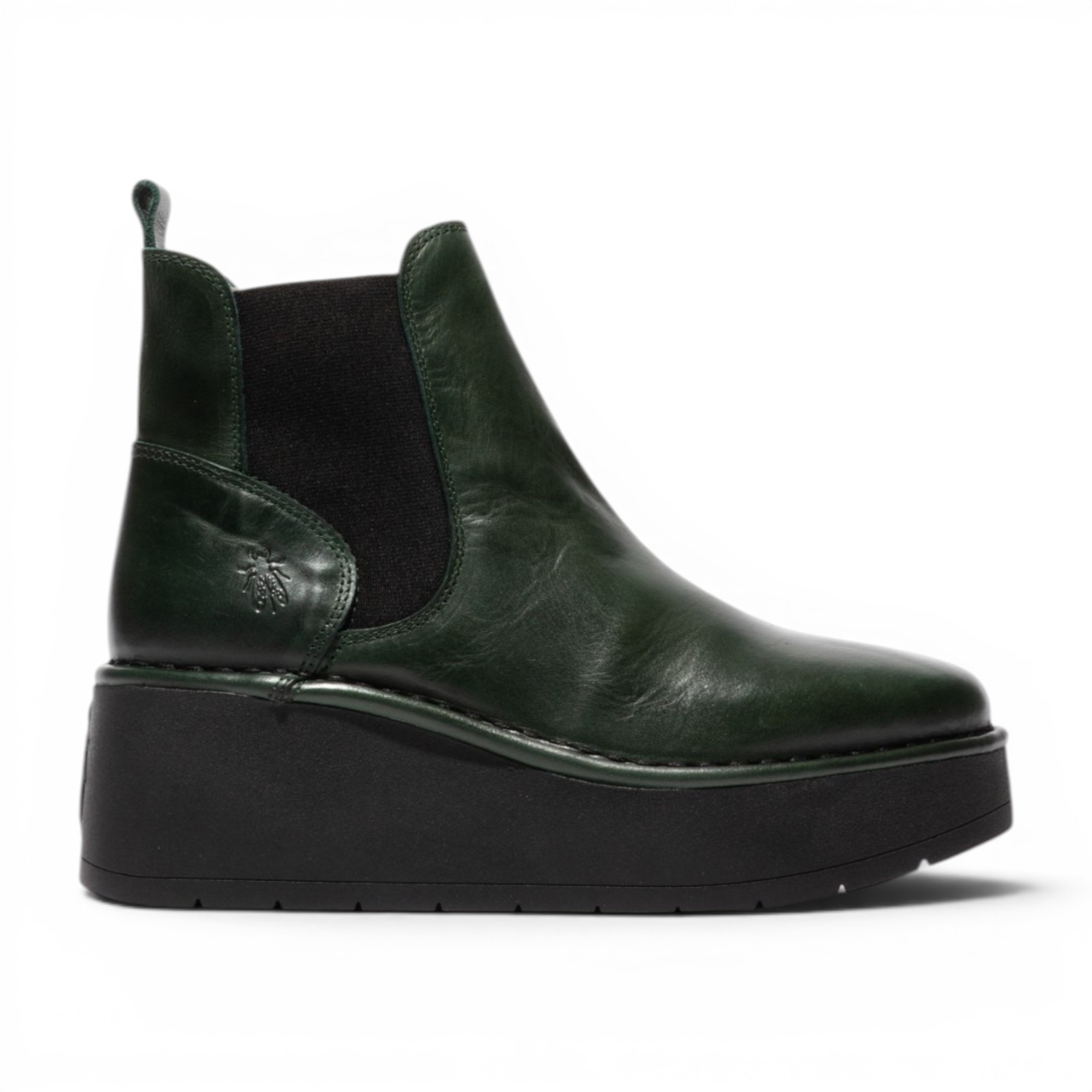 Green Womens MES 2 Calf Leather Zip Boots, Image 1 of 5