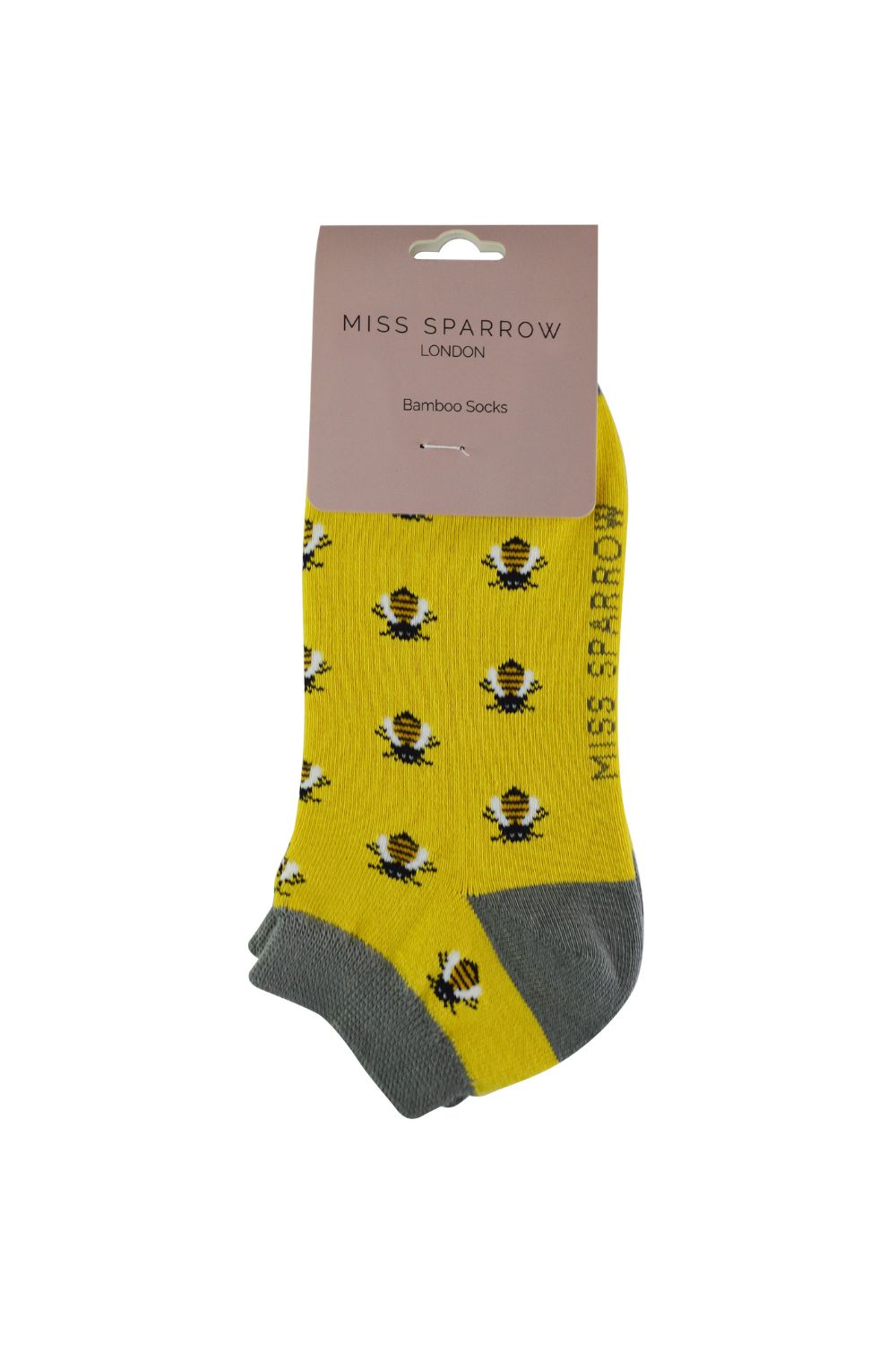 Navy Bamboo Breathable Trainer Socks, Image 2 of 5