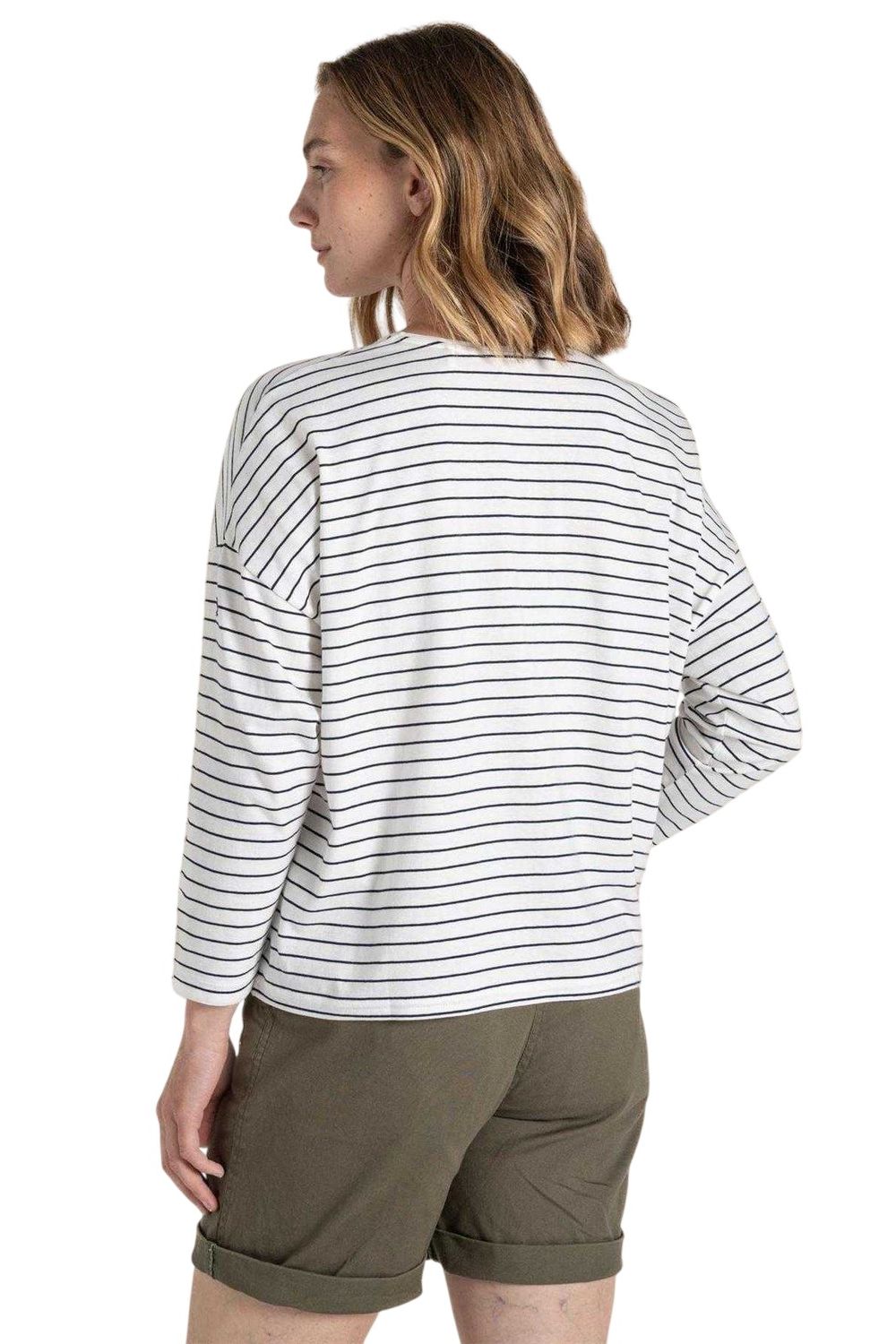 Navy Blue Kielder Drop Shoulder TShirt, Image 2 of 4
