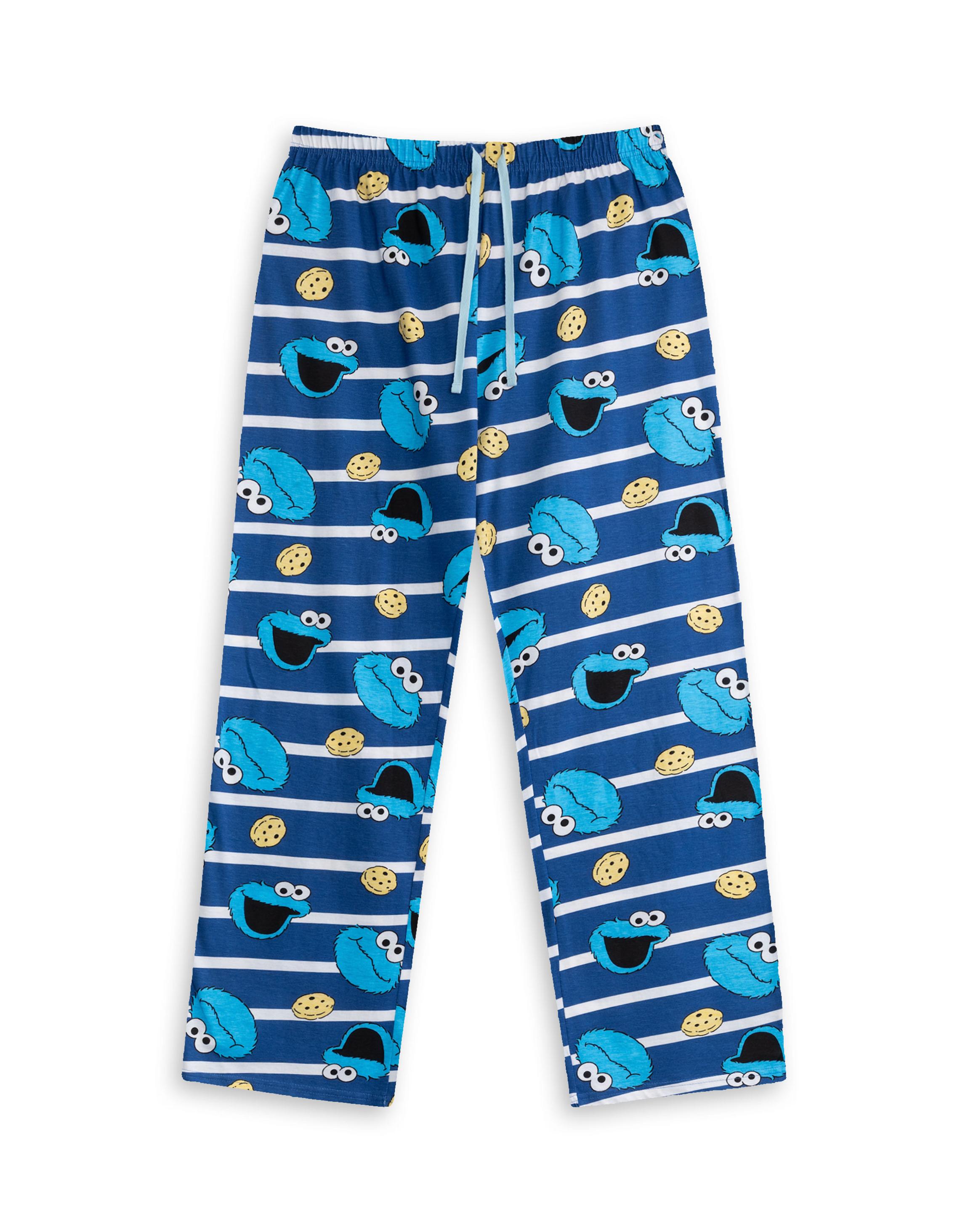 Blue Sesame Street Cookie Monster Pyjama Set, Image 4 of 6