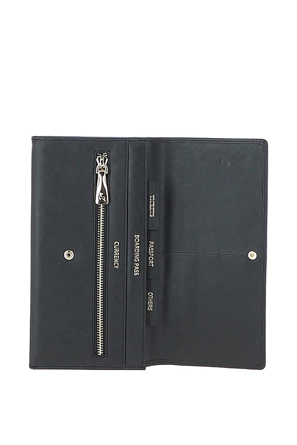 Black 'Wise Tour' Real Leather Gift Travel Set, Image 3 of 5