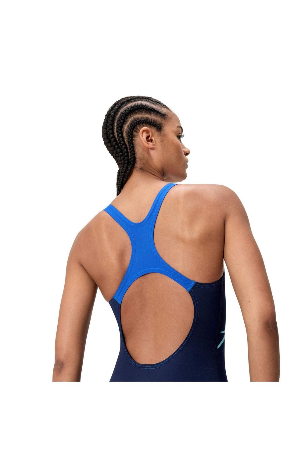 Navy Blue Medley One Piece Swimsuit, Image 5 of 5