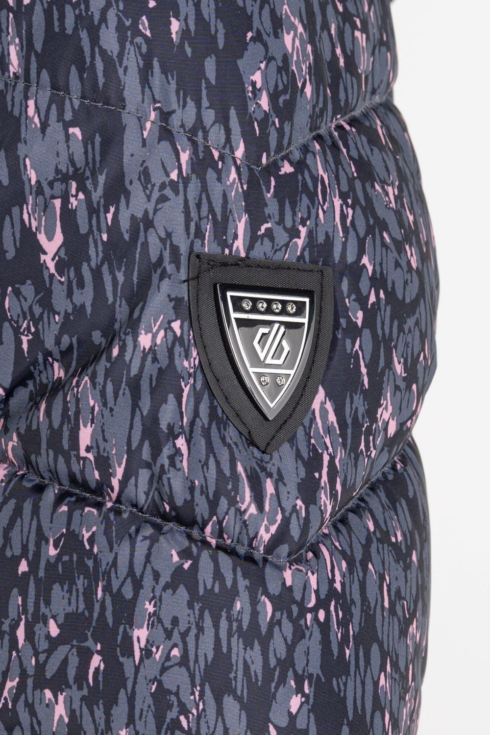 Light Pink Reputable Embellished Padded Jacket, Image 4 of 8