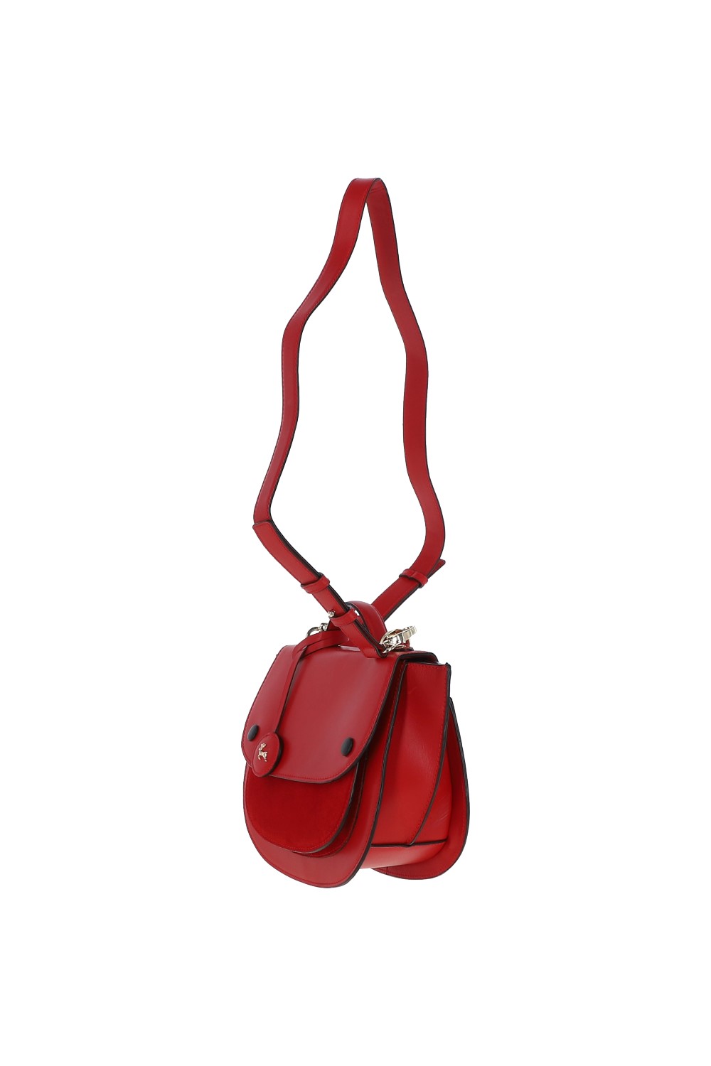 Red 'Donata' Cambridge Style Saddlebag, Image 3 of 4