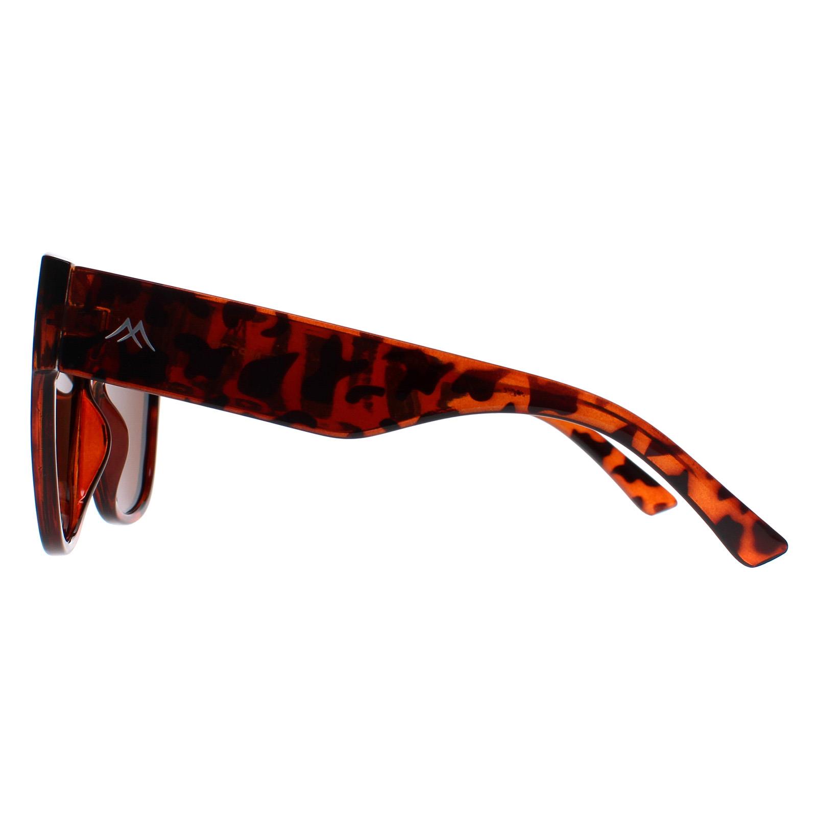 Brown Montana Brown Square Shiny Tortoise Brown Polarized MP73, Image 3 of 4
