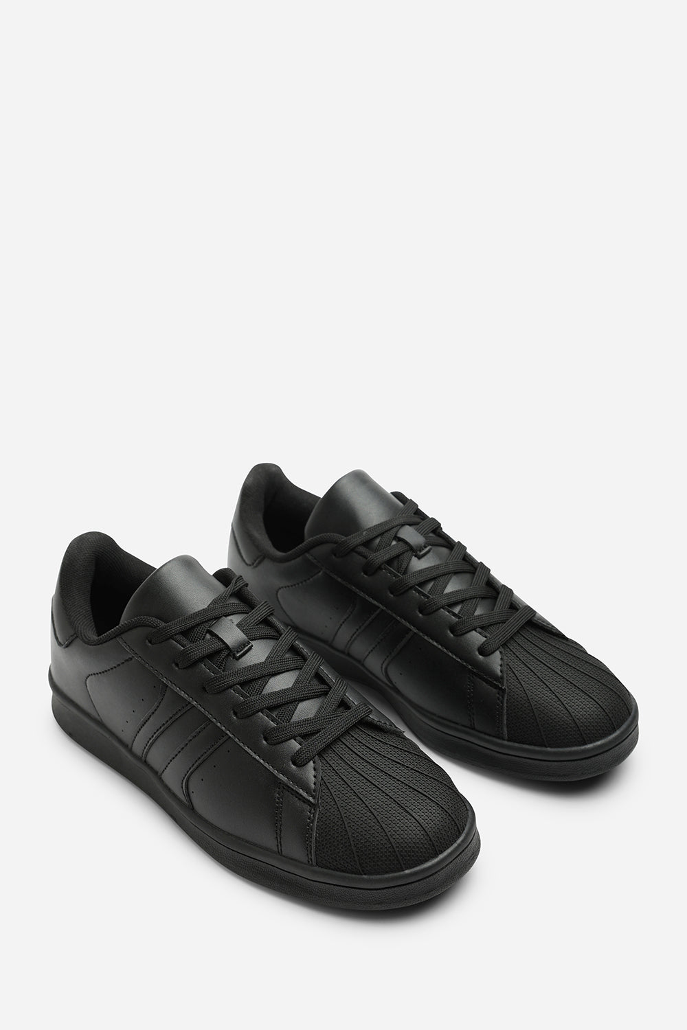 Black Yamileth Stripe Panel Detailed Trainer, Image 4 of 6