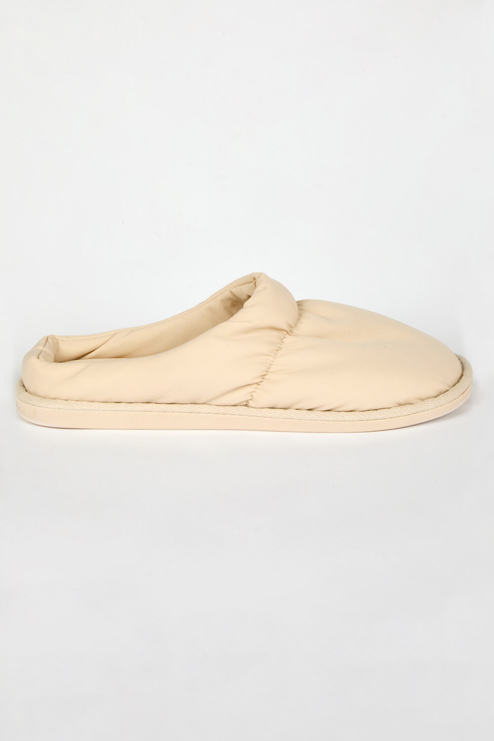 Ivory Padded Mule Slipper, Image 4 of 5