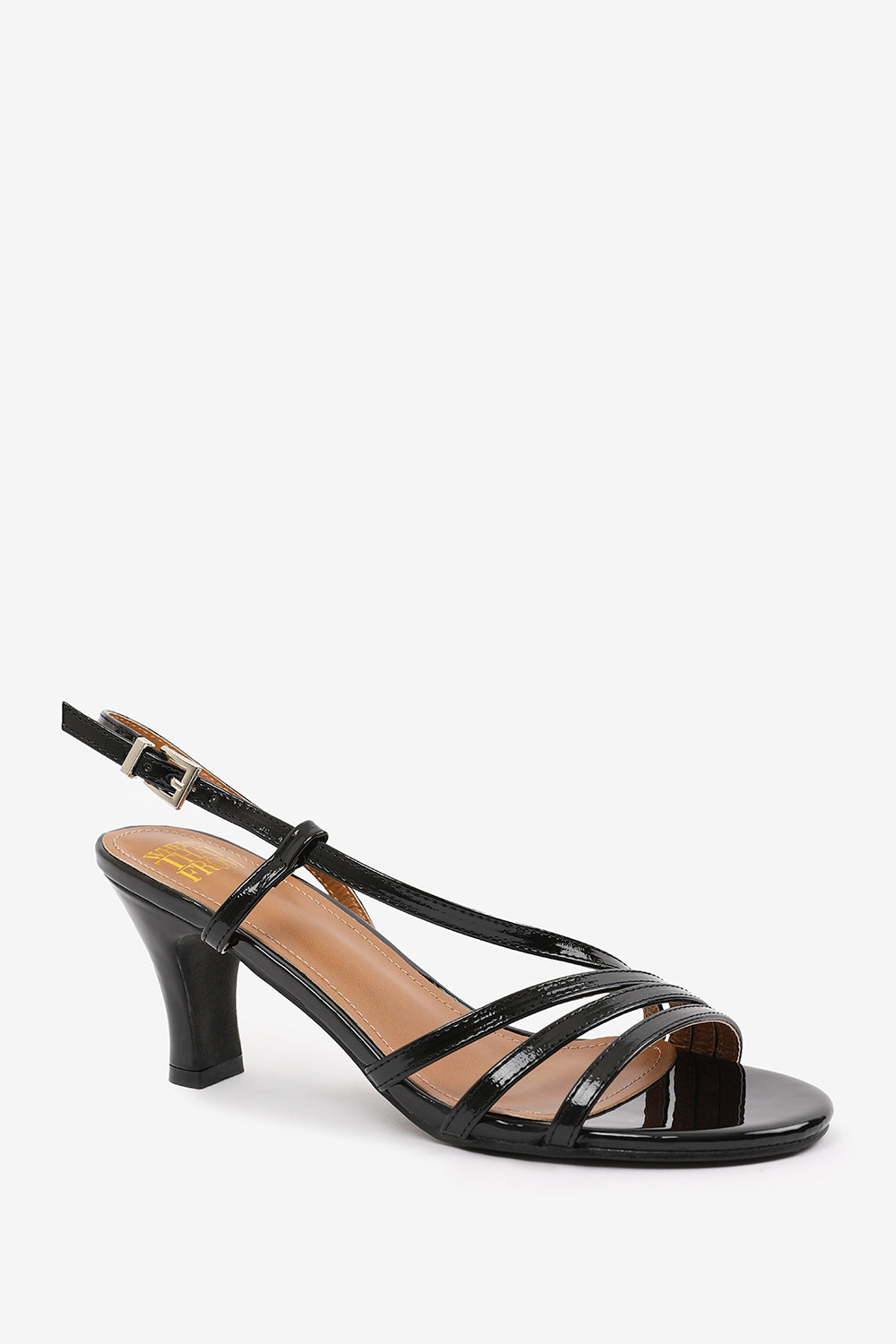 'Mykonos' Mutli Strap Slingback Low Block Heel, Image 2 of 4