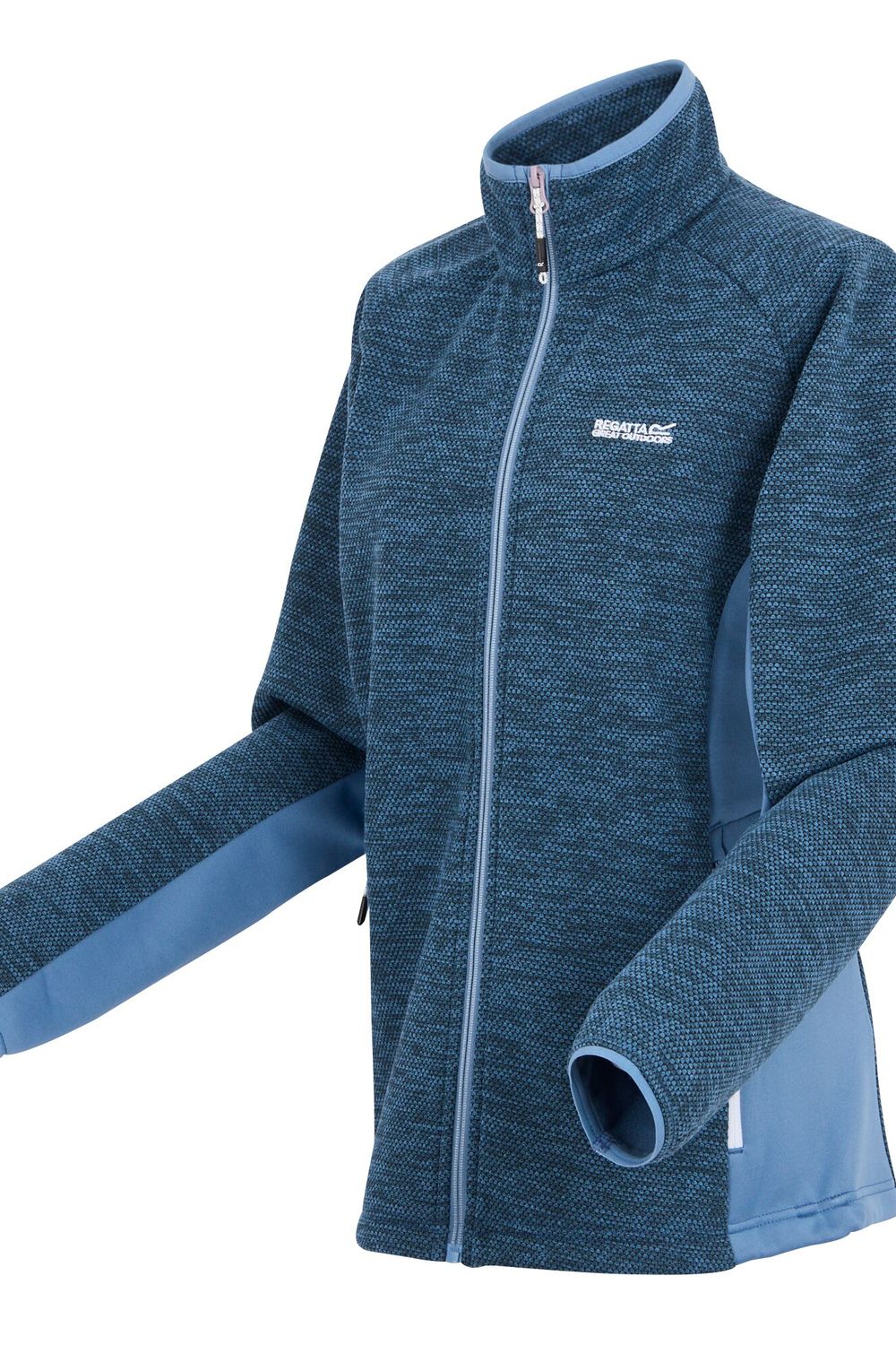 Blue Highton IV Full Zip Fleece Jacket, Image 3 of 5
