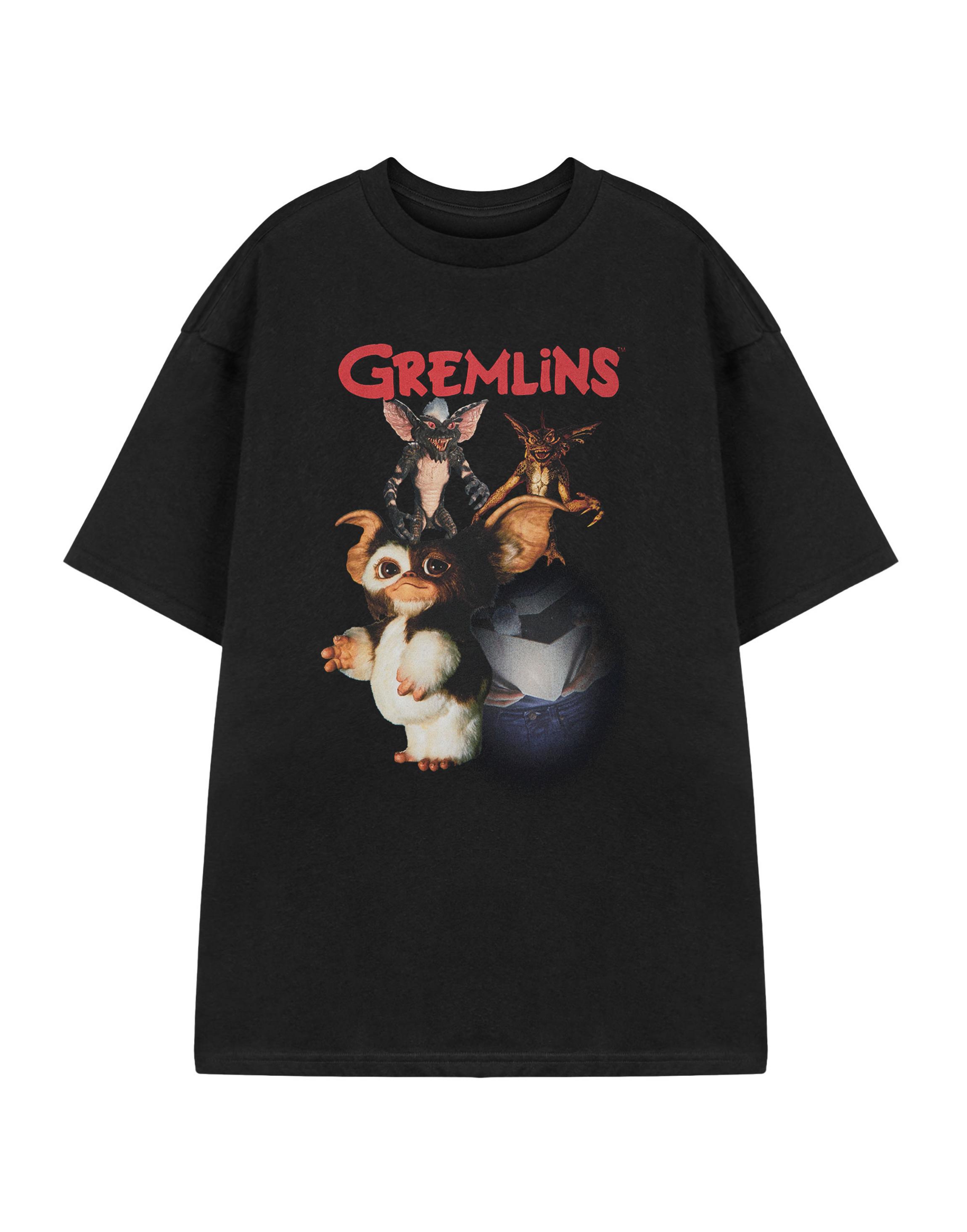 Black Gremlins Transformation Large T-Shirt, Image 3 of 6