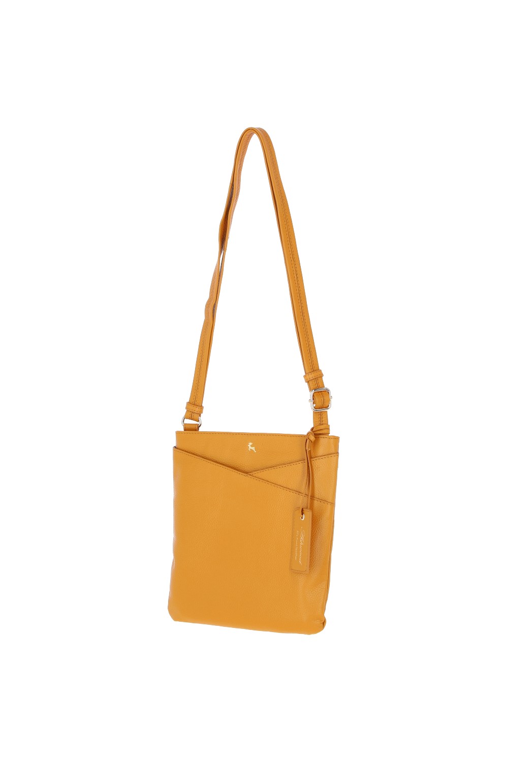 Ochre 'Curvo' Real Leather Crossbody Bag, Image 2 of 4