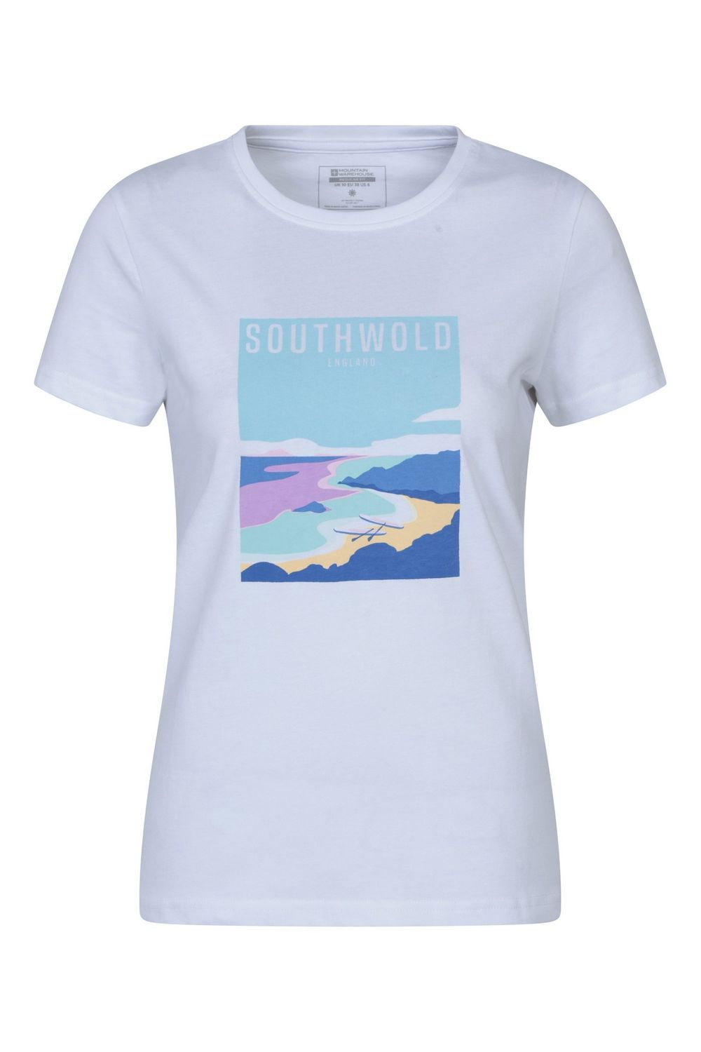 White Southwold Short Sleeved TShirt, Image 1 of 4