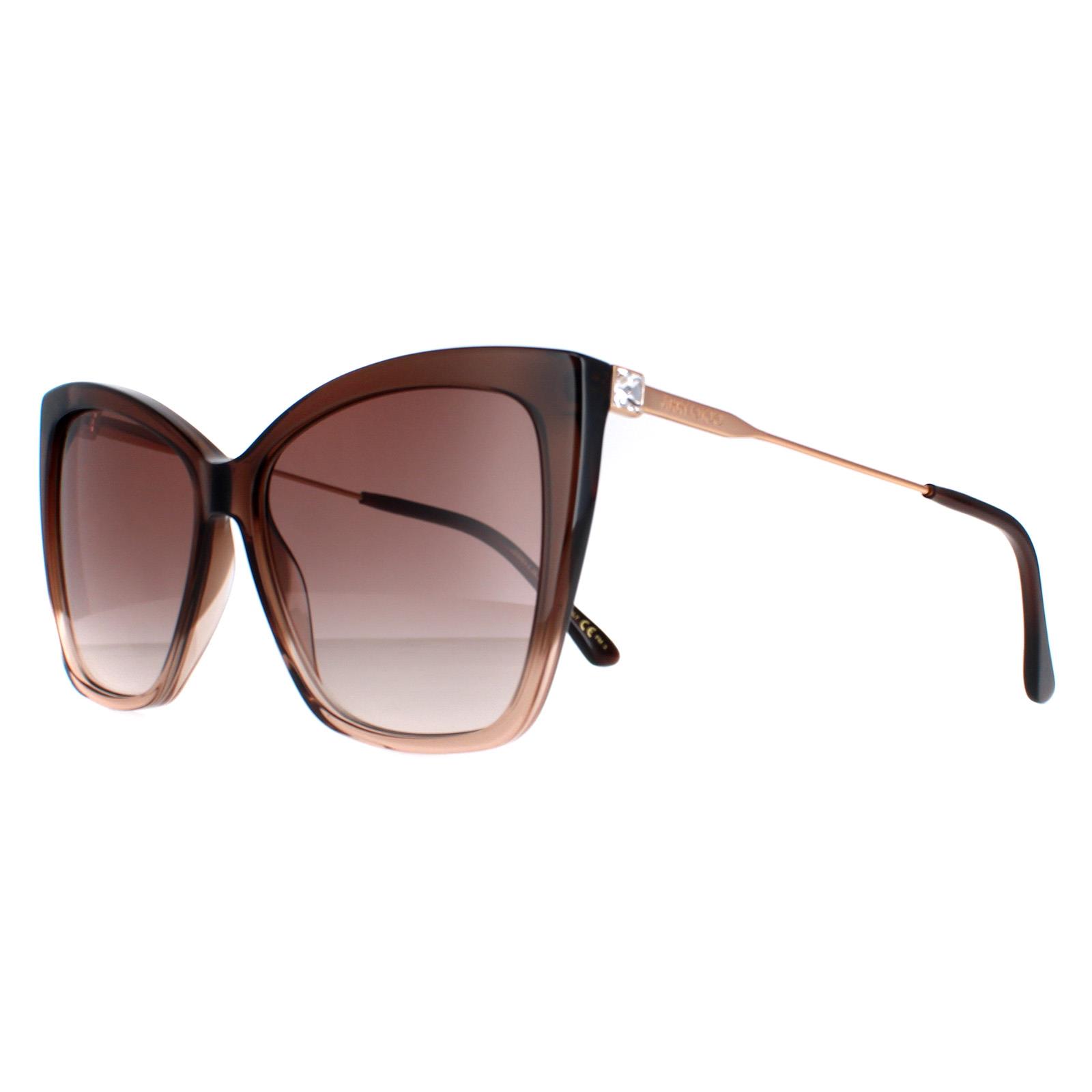 Brown Jimmy Choo Brown Cat Eye Brown Shaded Beige Brown Gradient Seba/S, Image 2 of 4