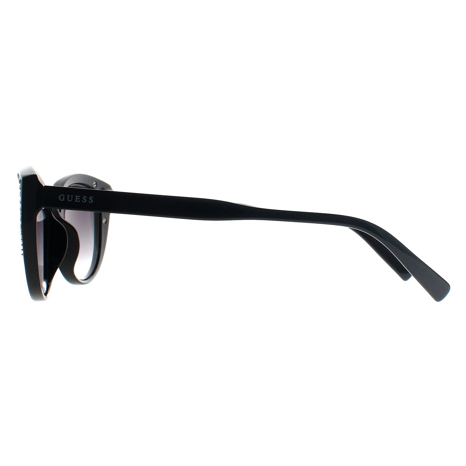 Black Cat Eye Shiny Black Smoke Grey Gradient GO00006, Image 3 of 3