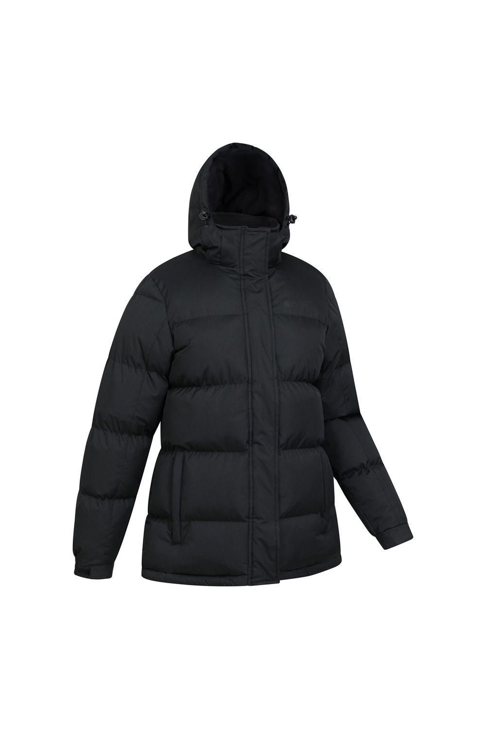 Black Waterproof Padded Jacket, Image 5 of 8