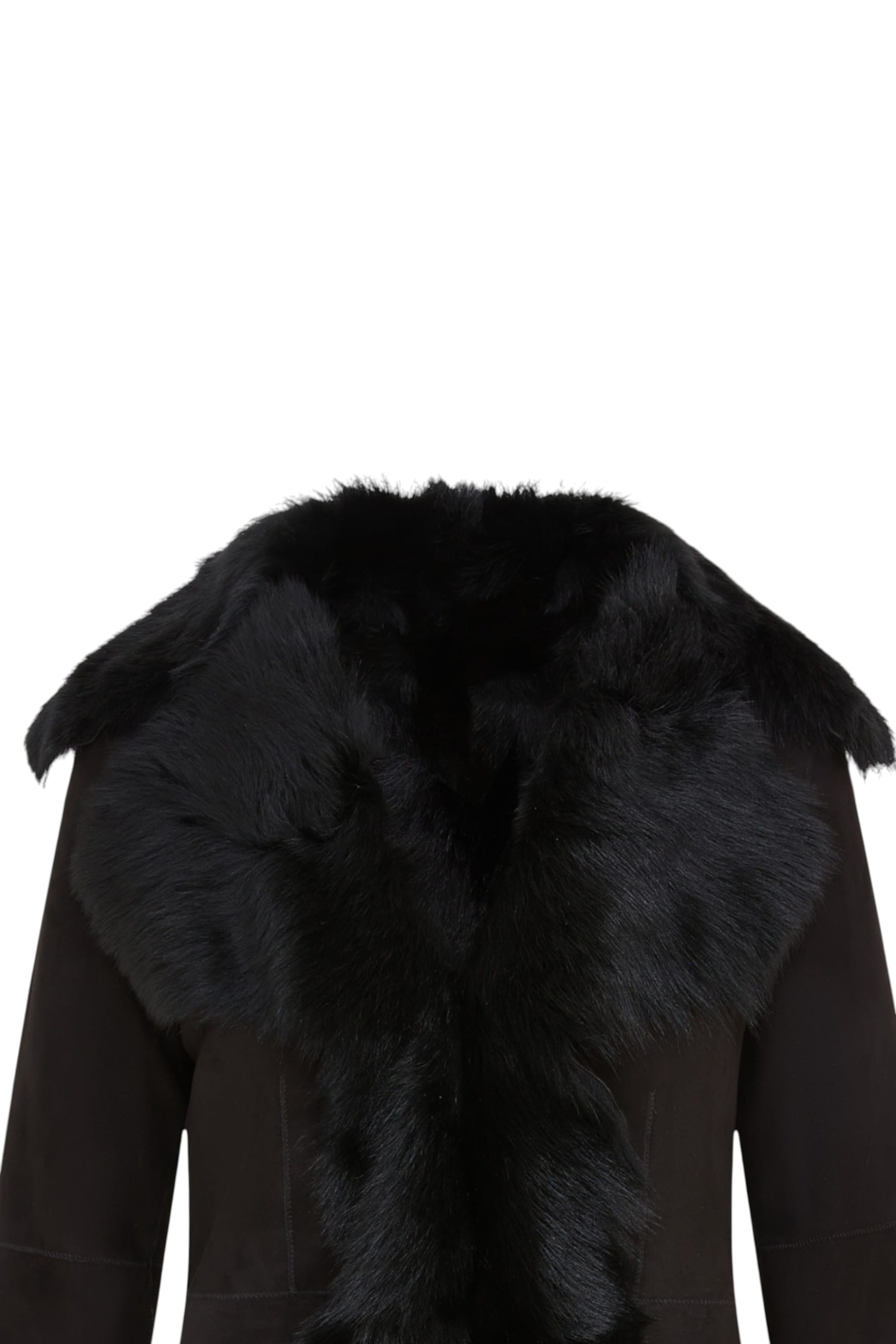 Black Infinity Leather Black Sheep Toscana Shearling Leather Jacket, Image 5 of 7