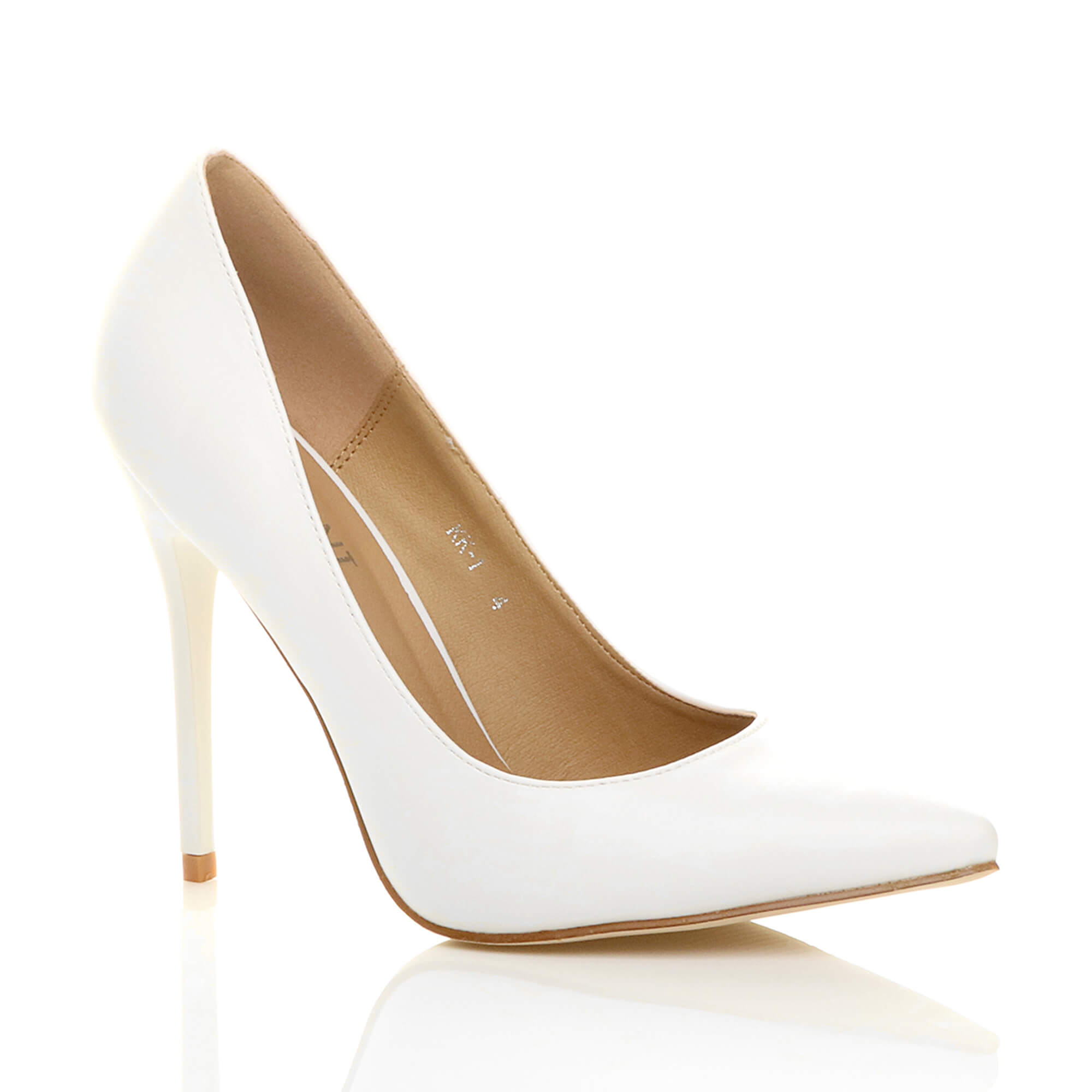 Black High Heel Stiletto Pointed Toe Court Shoes