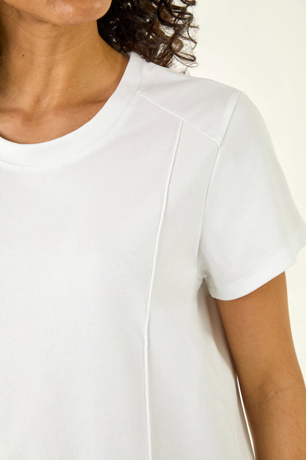 White Dusk Premium Stretch T-Shirt , Image 6 of 5