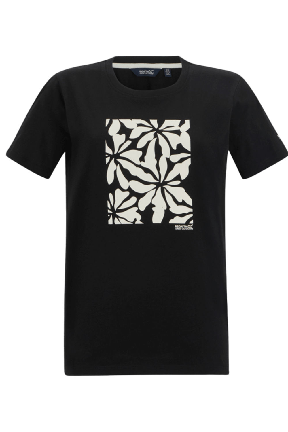 Black Filandra Vx Floral Pattern Tshirt