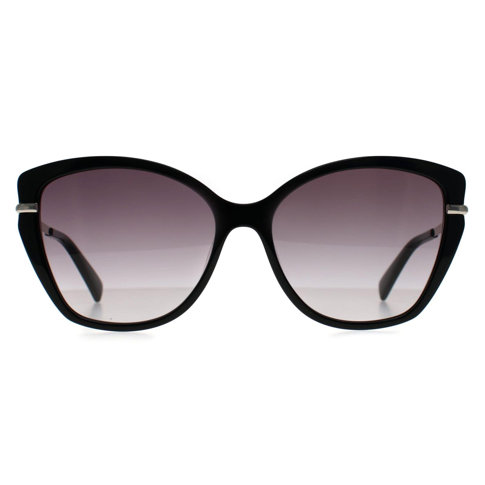 Black Longchamp Black Cat Eye Black Grey Gradient LO627S, Image 1 of 3