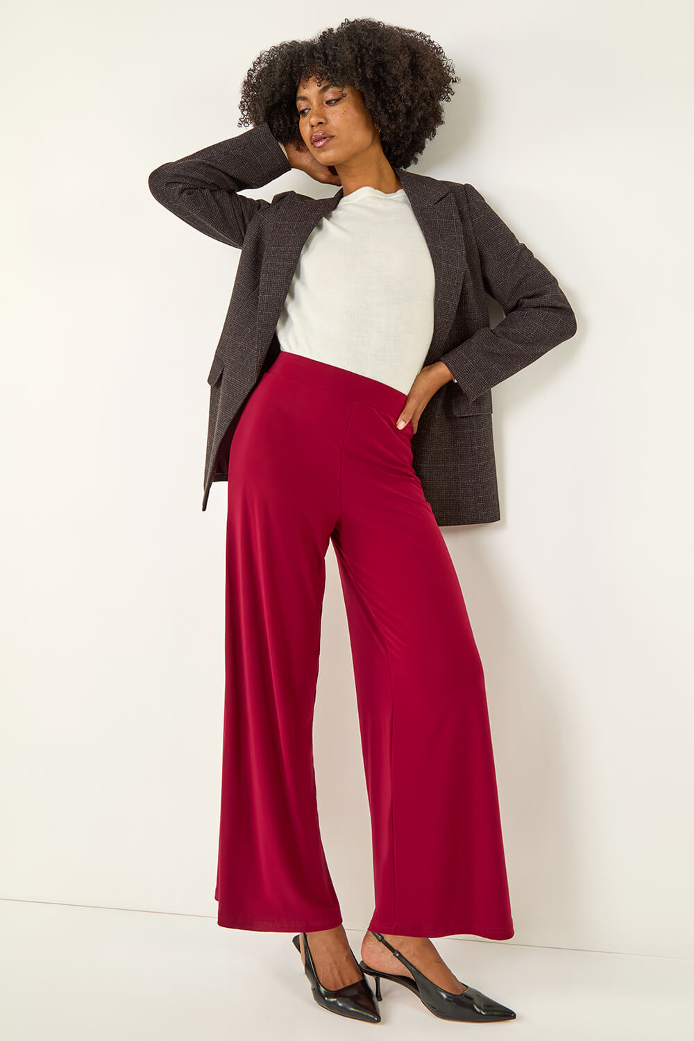 plus size cigarette trousers Black Pants THIS IS ONLY AN ESTIMATE Next Plus Size Navy Trousers
