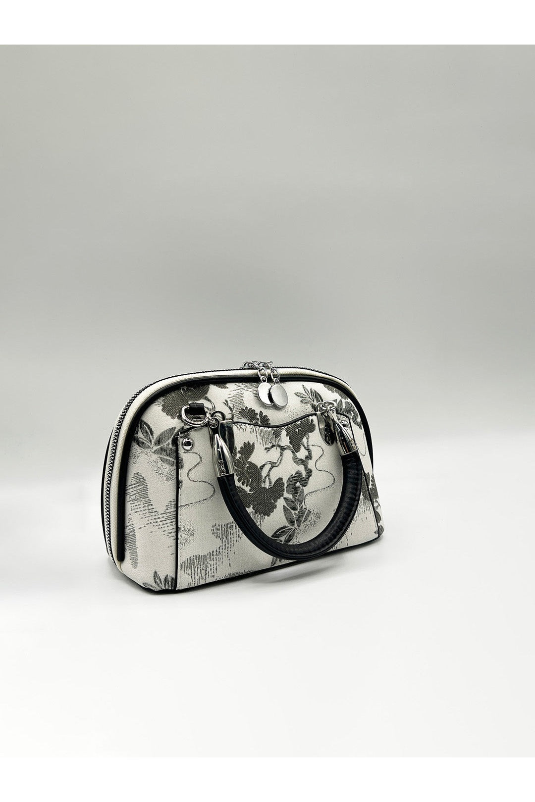 White Floral Print Grab Bag, Image 5 of 5